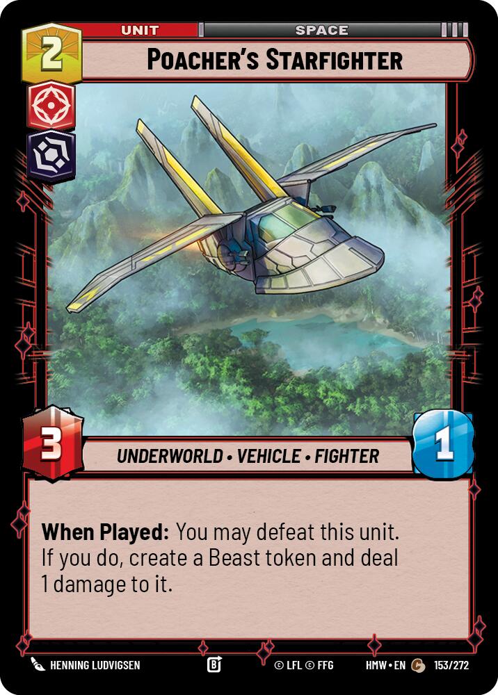 Poacher's Starfighter (153/272) (153/272) [Homeworlds] | Exor Games New Glasgow