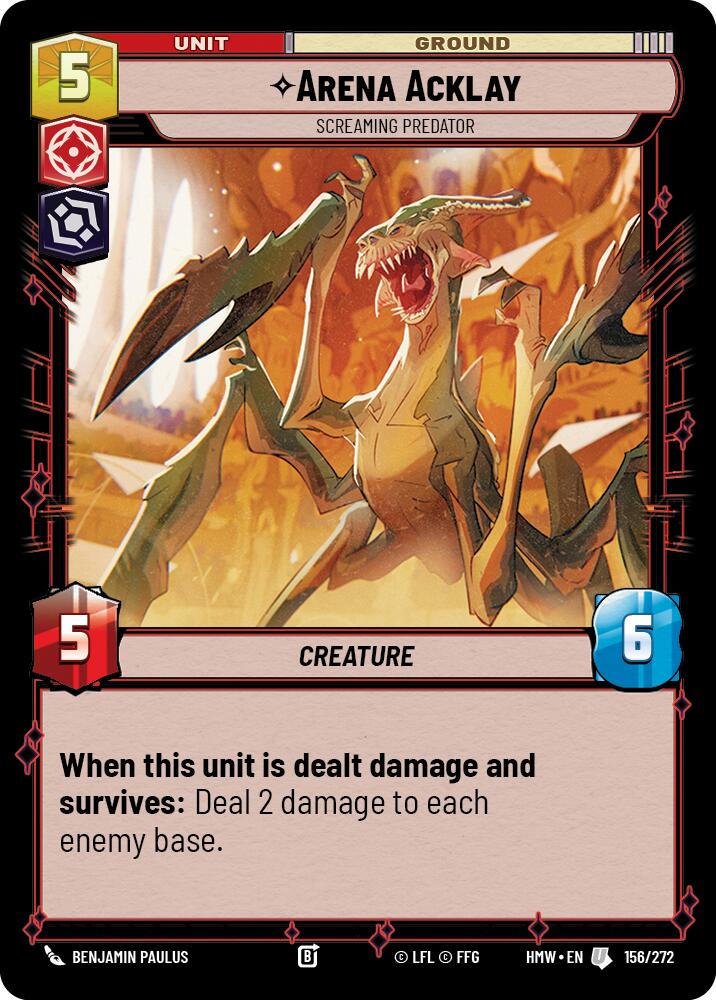 Arena Acklay - Screaming Predator (156/272) (156/272) [Homeworlds] | Exor Games New Glasgow