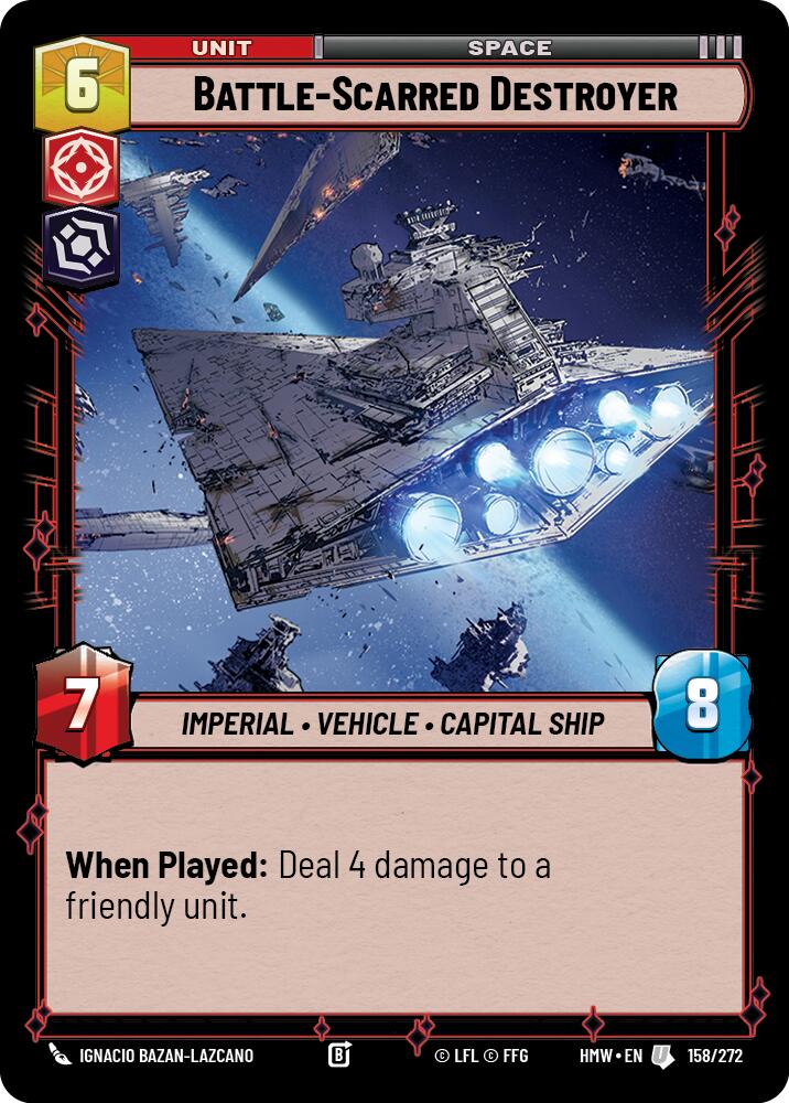 Battle-Scarred Destroyer (158/272) (158/272) [Homeworlds] | Exor Games New Glasgow