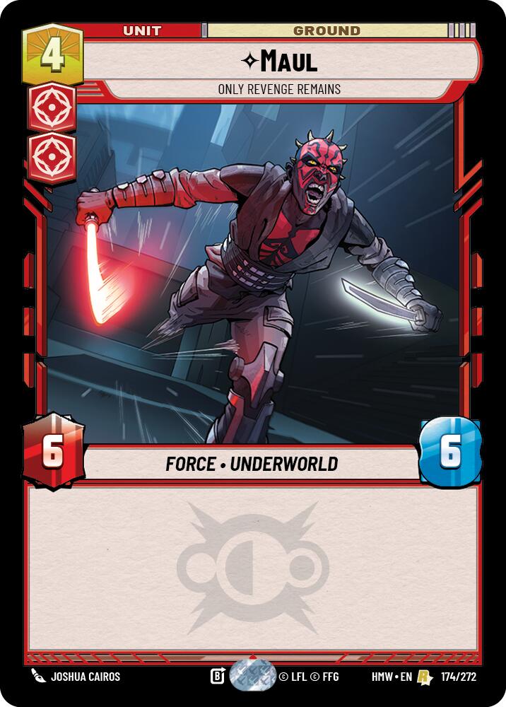Maul - Only Revenge Remains (174/272) (174/272) [Homeworlds] | Exor Games New Glasgow
