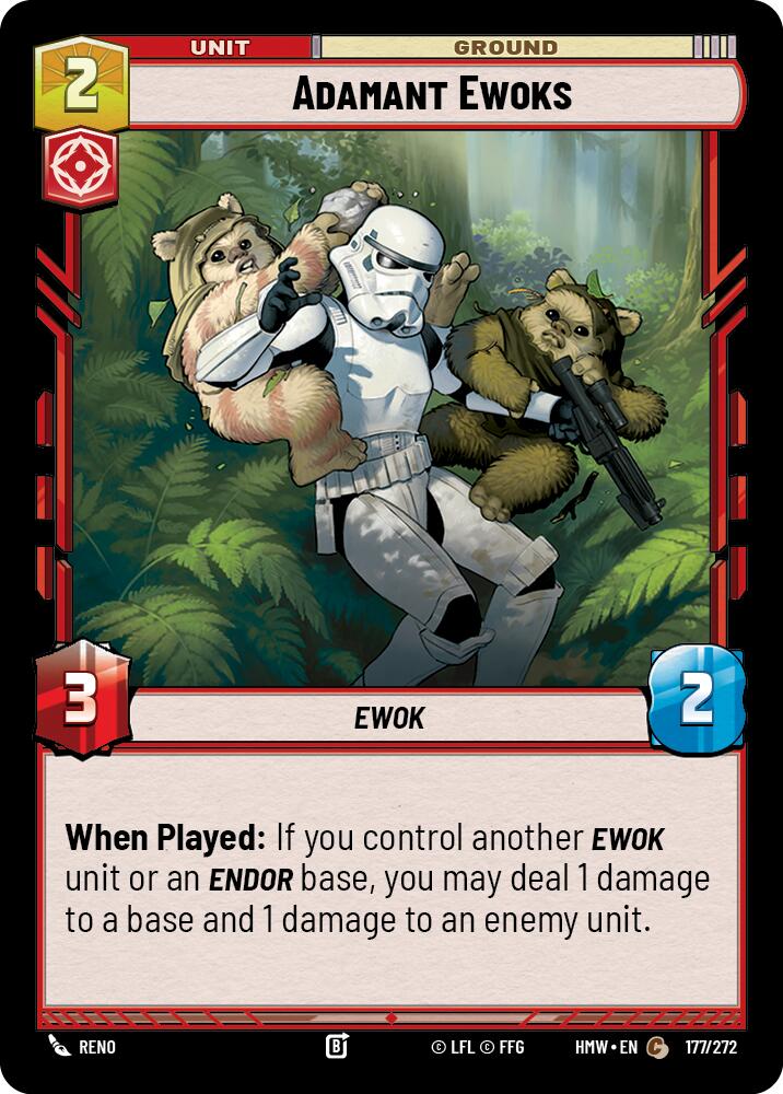 Adamant Ewoks (177/272) (177/272) [Homeworlds] | Exor Games New Glasgow