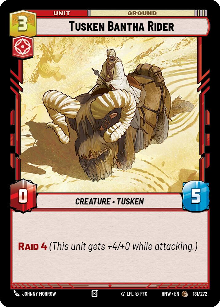 Tusken Bantha Rider (181/272) (181/272) [Homeworlds] | Exor Games New Glasgow