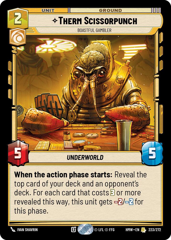 Therm Scissorpunch - Boastful Gambler (223/272) (223/272) [Homeworlds] | Exor Games New Glasgow