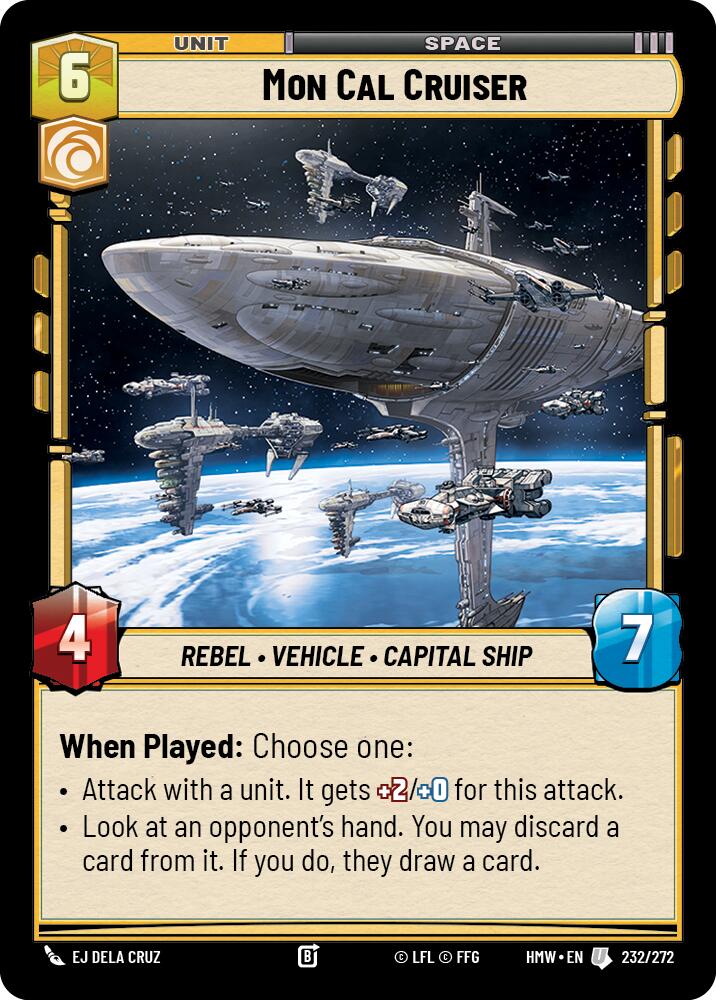 Mon Cal Cruiser (232/272) (232/272) [Homeworlds] | Exor Games New Glasgow