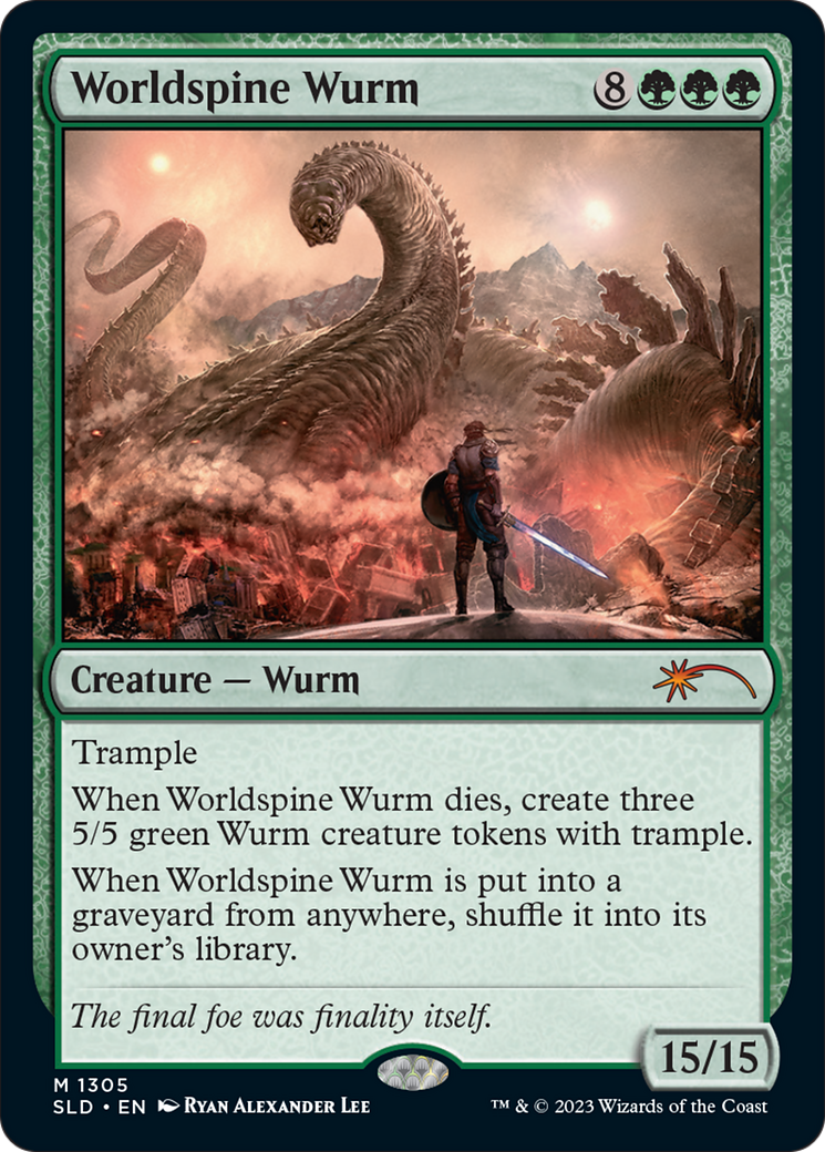 Worldspine Wurm [Secret Lair Drop Series] | Exor Games New Glasgow