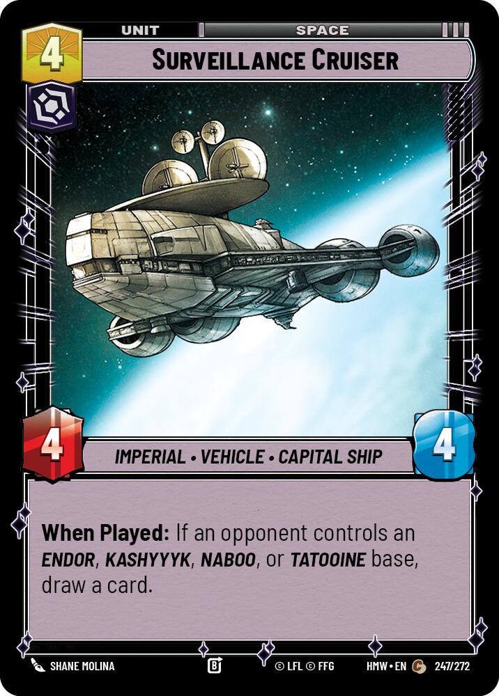 Surveillance Cruiser (247/272) (247/272) [Homeworlds] | Exor Games New Glasgow