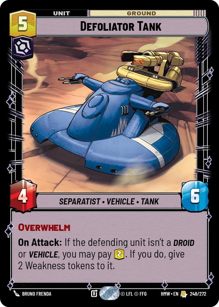 Defoliator Tank (248/272) (248/272) [Homeworlds] | Exor Games New Glasgow
