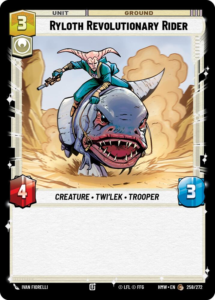 Ryloth Revolutionary Rider (258/272) (258/272) [Homeworlds] | Exor Games New Glasgow