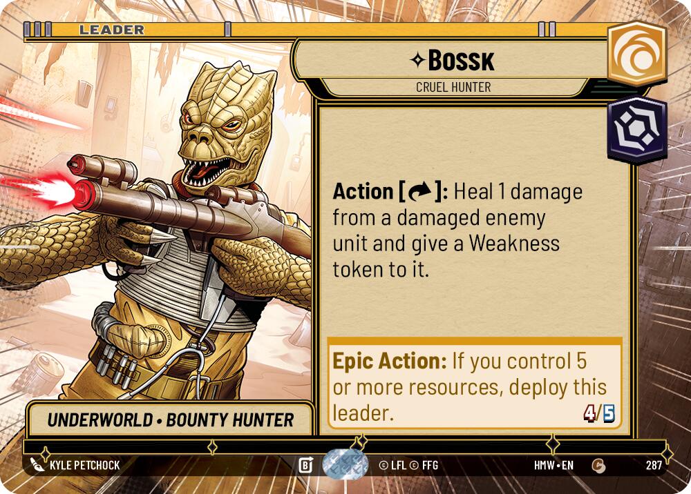 Bossk - Cruel Hunter (287) (Hyperspace) (287) [Homeworlds] | Exor Games New Glasgow