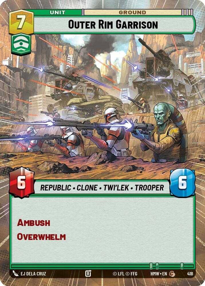 Outer Rim Garrison (418) (Hyperspace) (418) [Homeworlds] | Exor Games New Glasgow