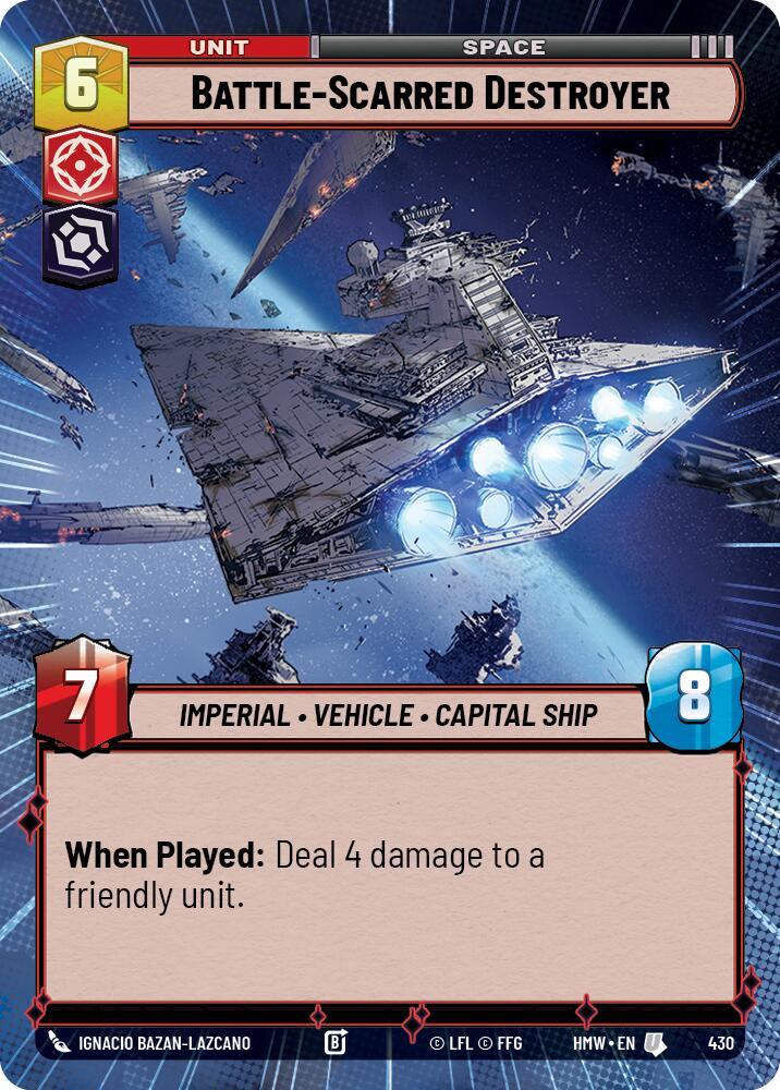 Battle-Scarred Destroyer (430) (Hyperspace) (430) [Homeworlds] | Exor Games New Glasgow