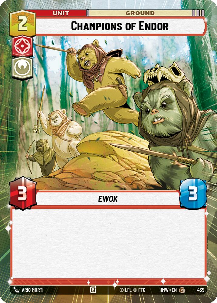 Champions of Endor (435) (Hyperspace) (435) [Homeworlds] | Exor Games New Glasgow