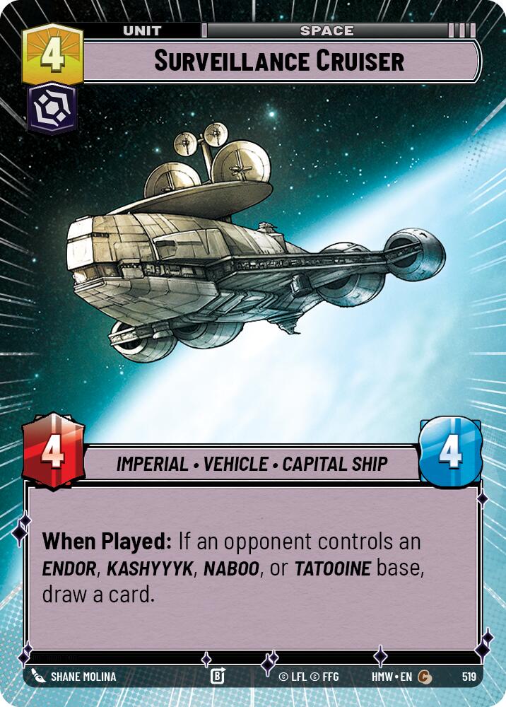 Surveillance Cruiser (519) (Hyperspace) (519) [Homeworlds] | Exor Games New Glasgow