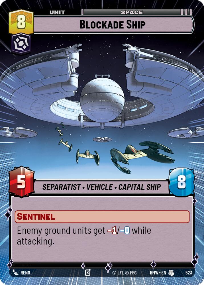 Blockade Ship (523) (Hyperspace) (523) [Homeworlds] | Exor Games New Glasgow