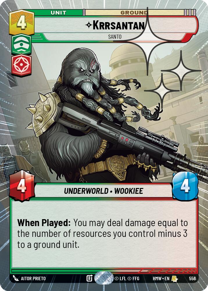 Krrsantan - Santo (556) (Hyperspace Foil) (556) [Homeworlds] | Exor Games New Glasgow