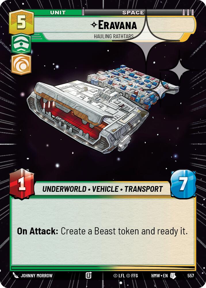 Eravana - Hauling Rathtars (557) (Hyperspace Foil) (557) [Homeworlds] | Exor Games New Glasgow
