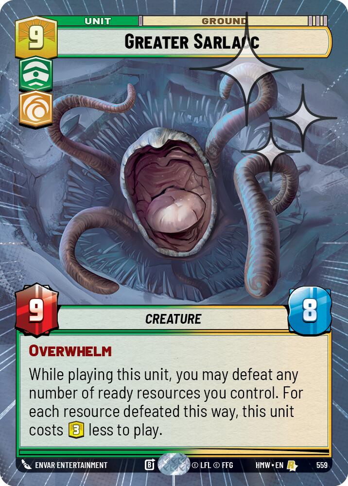 Greater Sarlacc (559) (Hyperspace Foil) (559) [Homeworlds] | Exor Games New Glasgow