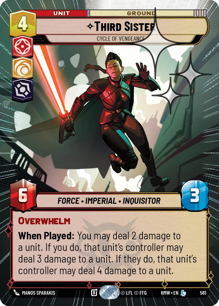 Third Sister - Cycle of Vengeance (561) (Hyperspace Foil) (561) [Homeworlds] | Exor Games New Glasgow