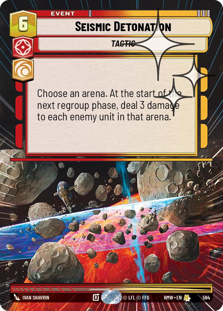 Seismic Detonation (564) (Hyperspace Foil) (564) [Homeworlds] | Exor Games New Glasgow