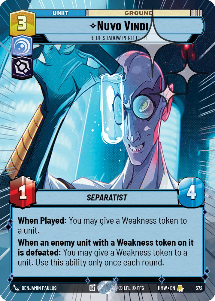 Nuvo Vindi - Blue Shadow Perfected (572) (Hyperspace Foil) (572) [Homeworlds] | Exor Games New Glasgow