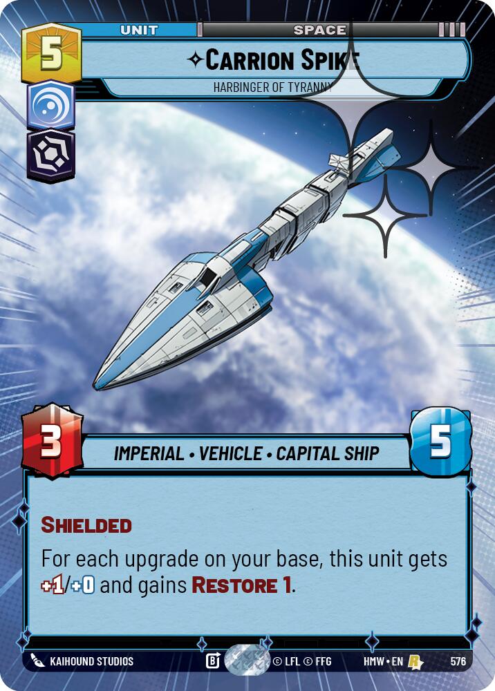 Carrion Spike - Harbinger of Tyranny (576) (Hyperspace Foil) (576) [Homeworlds] | Exor Games New Glasgow