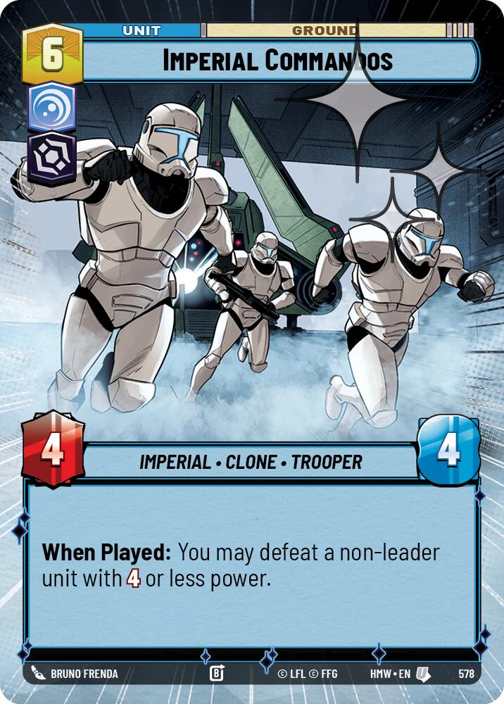 Imperial Commandos (578) (Hyperspace Foil) (578) [Homeworlds] | Exor Games New Glasgow