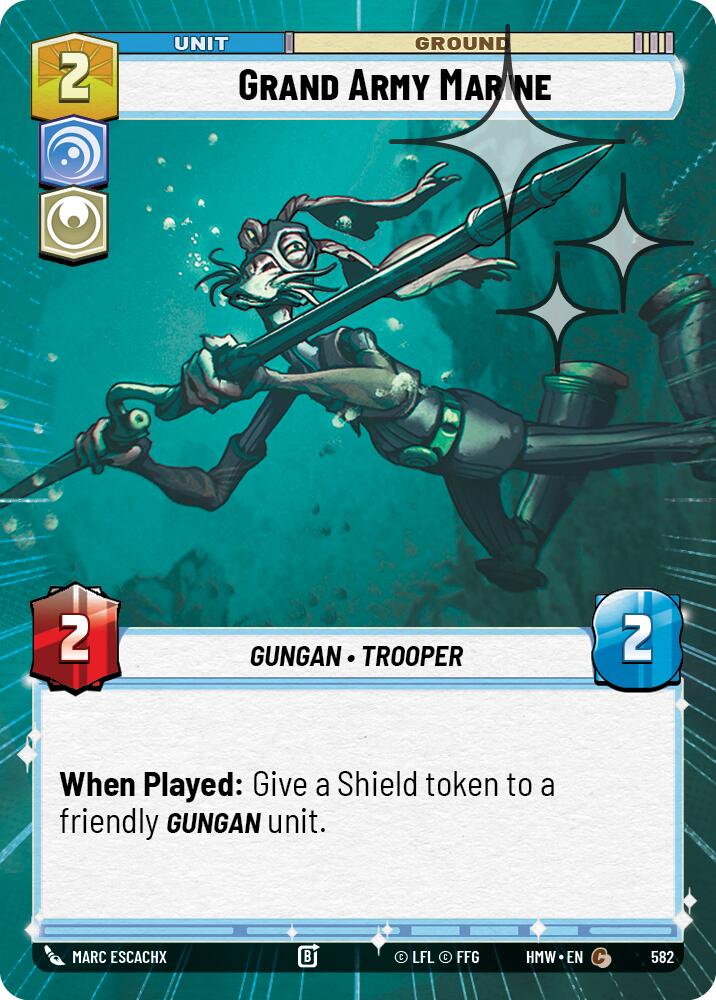 Grand Army Marine (582) (Hyperspace Foil) (582) [Homeworlds] | Exor Games New Glasgow