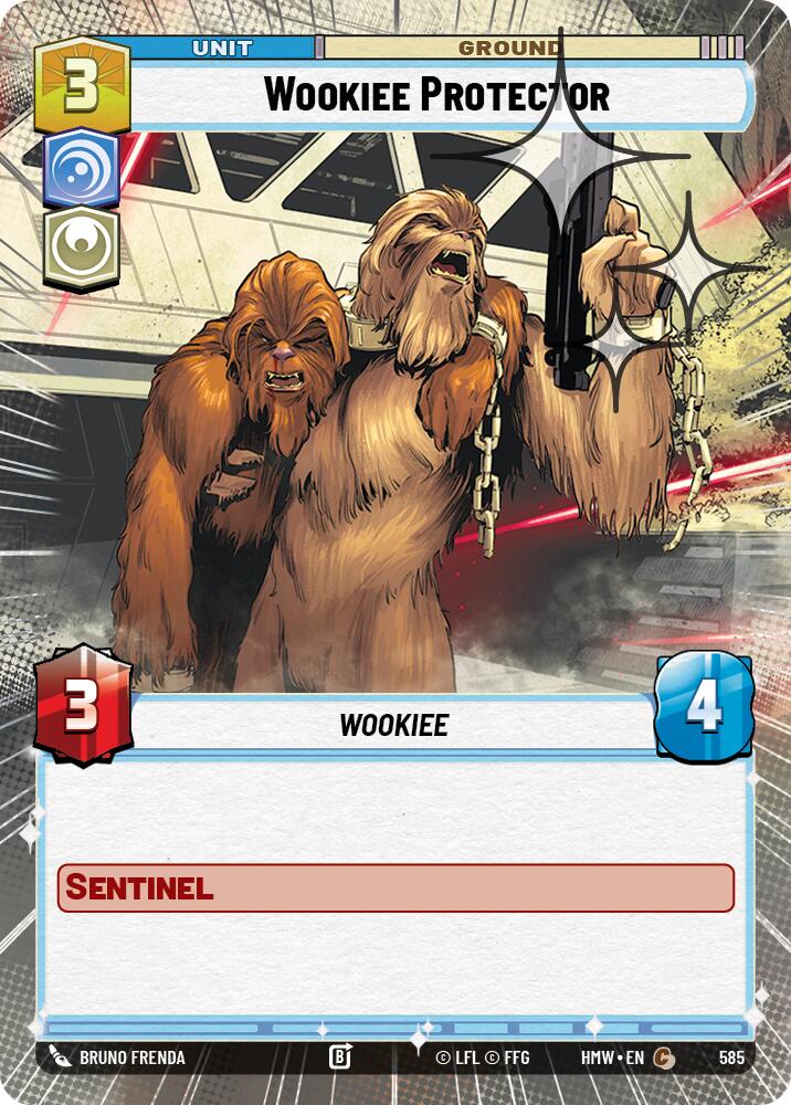 Wookiee Protector (585) (Hyperspace Foil) (585) [Homeworlds] | Exor Games New Glasgow