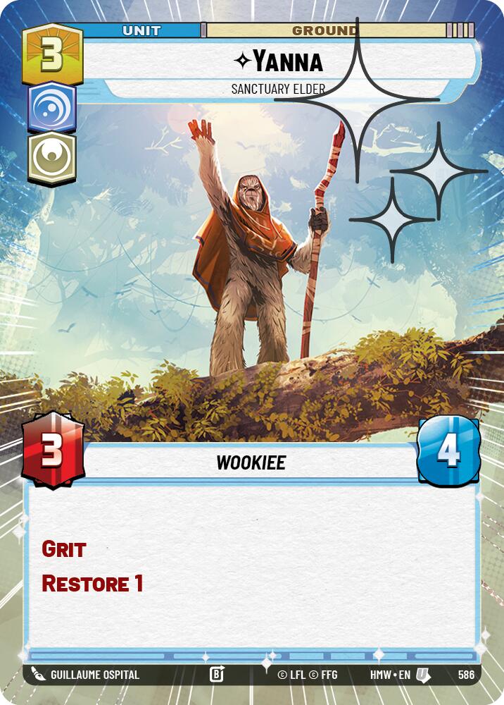 Yanna - Sanctuary Elder (586) (Hyperspace Foil) (586) [Homeworlds] | Exor Games New Glasgow