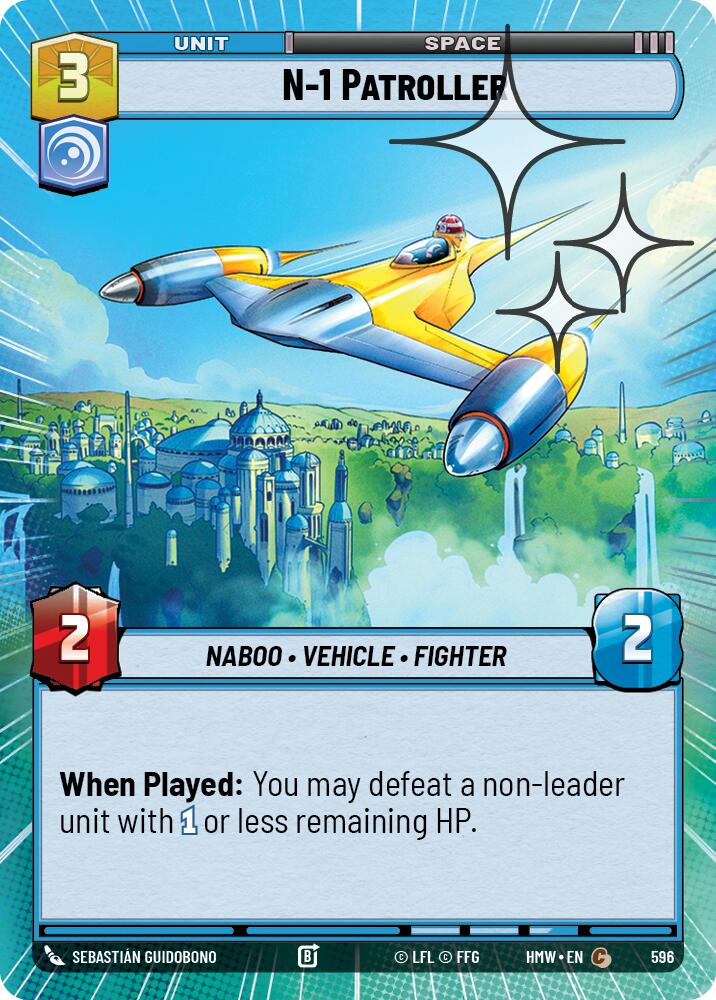 N-1 Patroller (596) (Hyperspace Foil) (596) [Homeworlds] | Exor Games New Glasgow