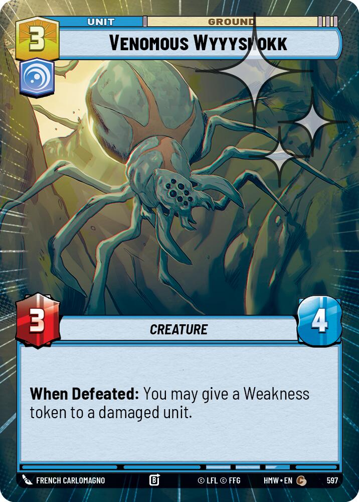 Venomous Wyyyshokk (597) (Hyperspace Foil) (597) [Homeworlds] | Exor Games New Glasgow