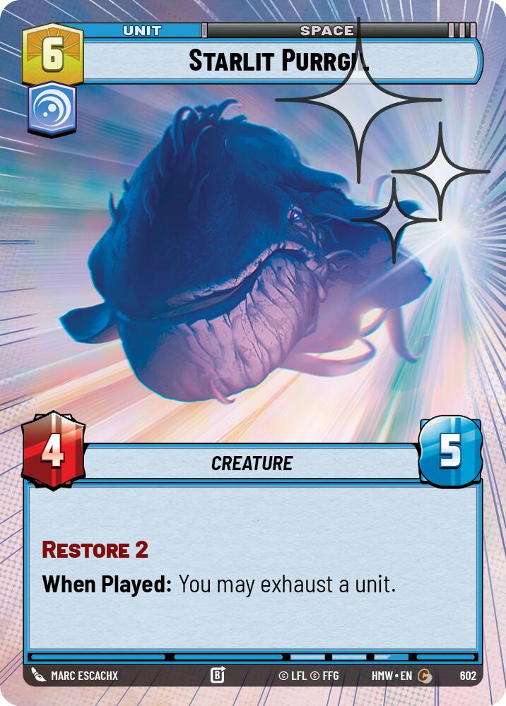 Starlit Purrgil (602) (Hyperspace Foil) (602) [Homeworlds] | Exor Games New Glasgow