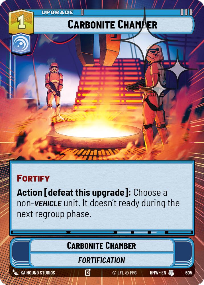 Carbonite Chamber (605) (Hyperspace Foil) (605) [Homeworlds] | Exor Games New Glasgow