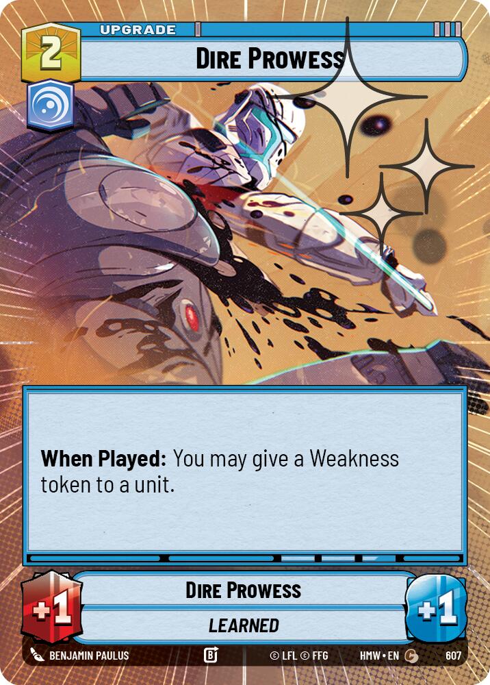 Dire Prowess (607) (Hyperspace Foil) (607) [Homeworlds] | Exor Games New Glasgow