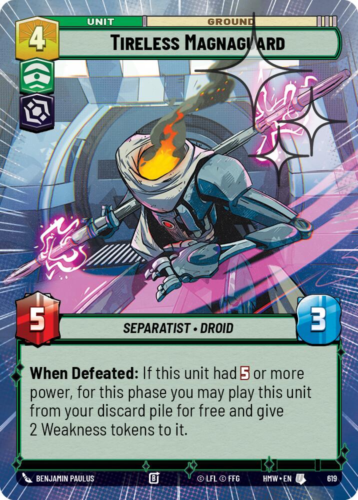 Tireless Magnaguard (619) (Hyperspace Foil) (619) [Homeworlds] | Exor Games New Glasgow