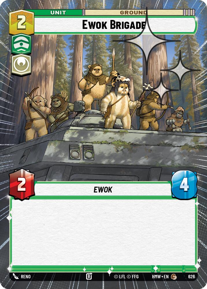 Ewok Brigade (626) (Hyperspace Foil) (626) [Homeworlds] | Exor Games New Glasgow