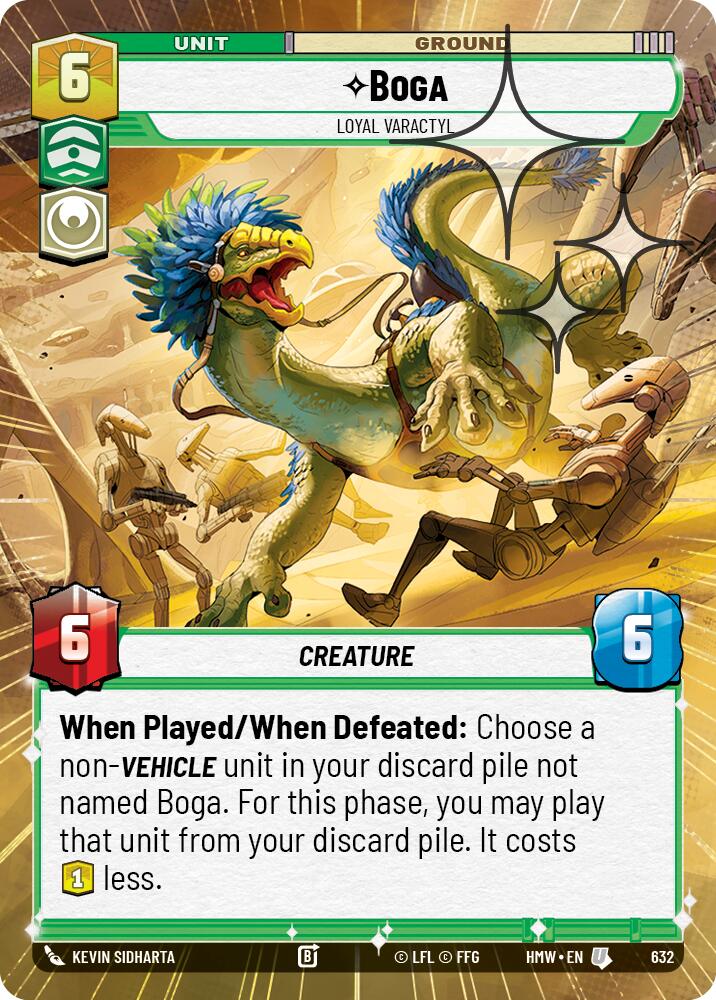 Boga - Loyal Varactyl (632) (Hyperspace Foil) (632) [Homeworlds] | Exor Games New Glasgow