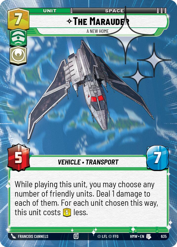 The Marauder - A New Home (635) (Hyperspace Foil) (635) [Homeworlds] | Exor Games New Glasgow