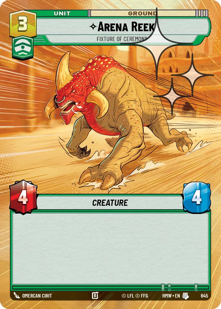 Arena Reek - Fixture of Ceremony (645) (Hyperspace Foil) (645) [Homeworlds] | Exor Games New Glasgow