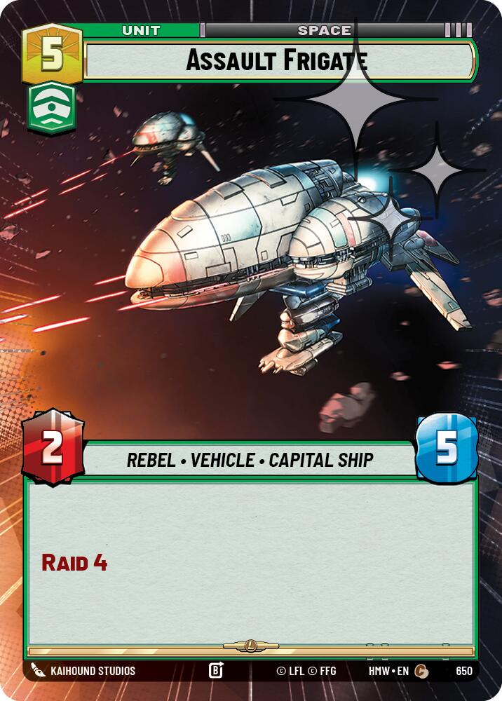 Assault Frigate (650) (Hyperspace Foil) (650) [Homeworlds] | Exor Games New Glasgow