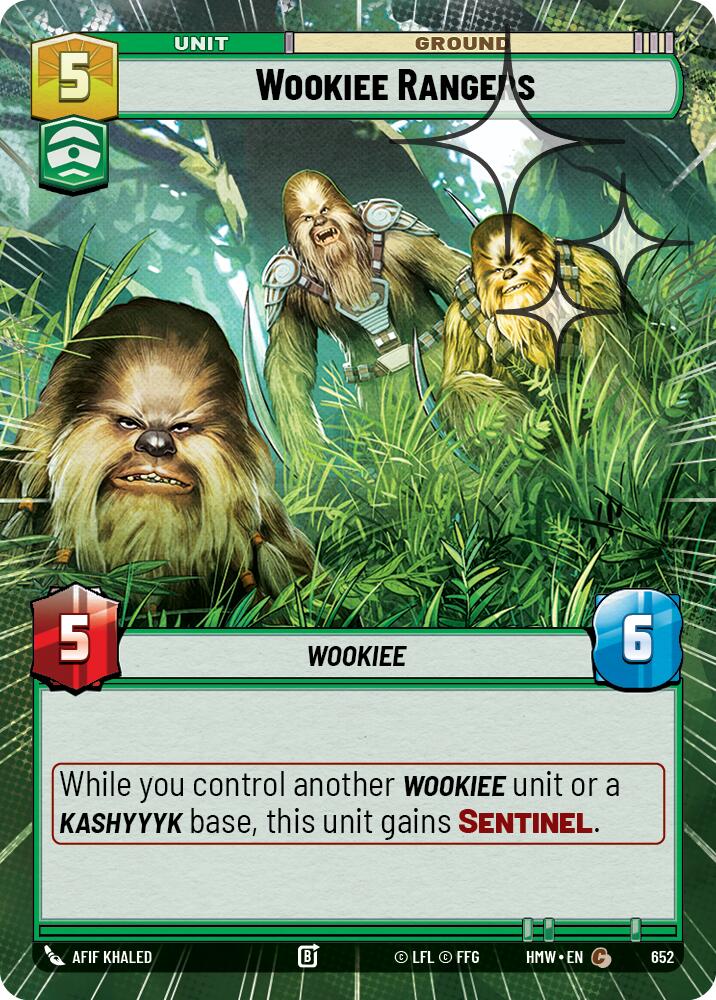Wookiee Rangers (652) (Hyperspace Foil) (652) [Homeworlds] | Exor Games New Glasgow