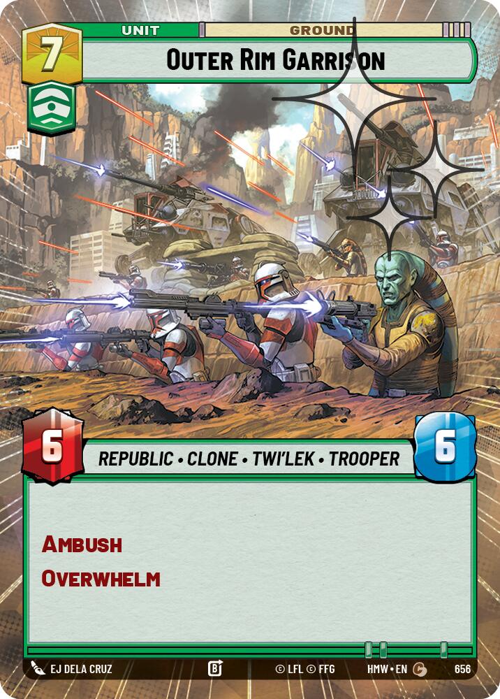 Outer Rim Garrison (656) (Hyperspace Foil) (656) [Homeworlds] | Exor Games New Glasgow