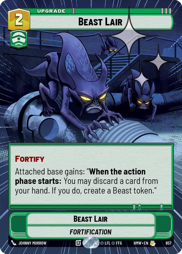 Beast Lair (657) (Hyperspace Foil) (657) [Homeworlds] | Exor Games New Glasgow