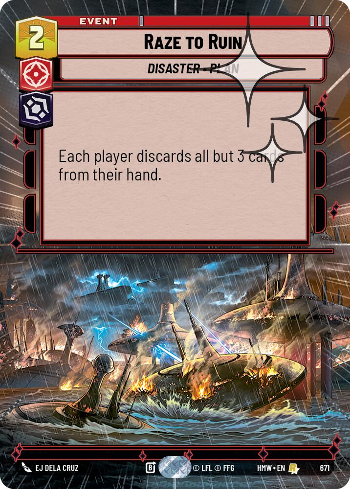 Raze to Ruin (671) (Hyperspace Foil) (671) [Homeworlds] | Exor Games New Glasgow