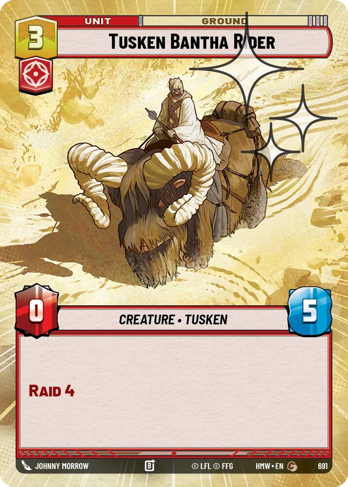 Tusken Bantha Rider (691) (Hyperspace Foil) (691) [Homeworlds] | Exor Games New Glasgow