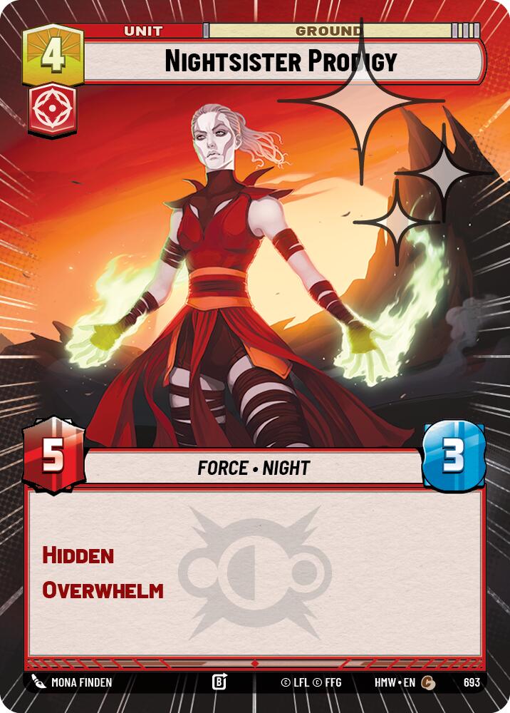 Nightsister Prodigy (693) (Hyperspace Foil) (693) [Homeworlds] | Exor Games New Glasgow
