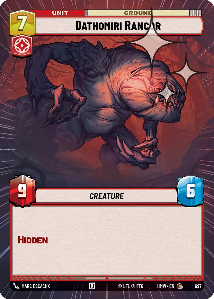 Dathomiri Rancor (697) (Hyperspace Foil) (697) [Homeworlds] | Exor Games New Glasgow