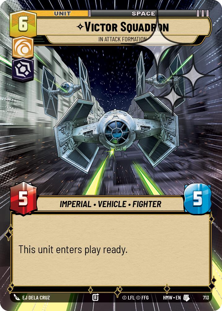 Victor Squadron - In Attack Formation (713) (Hyperspace Foil) (713) [Homeworlds] | Exor Games New Glasgow