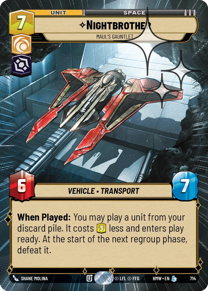 Nightbrother - Maul's Gauntlet (714) (Hyperspace Foil) (714) [Homeworlds] | Exor Games New Glasgow