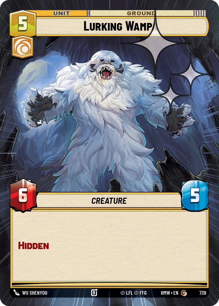 Lurking Wampa (739) (Hyperspace Foil) (739) [Homeworlds] | Exor Games New Glasgow